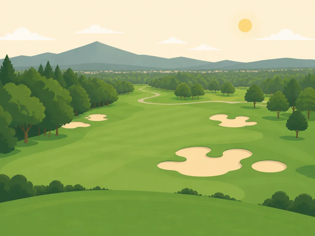 Illustration of Foxtail Golf Club (North)