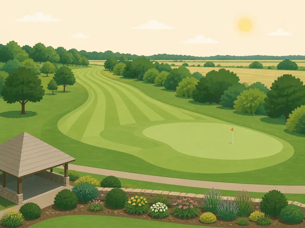 Illustration of Shoal Creek Golf Course