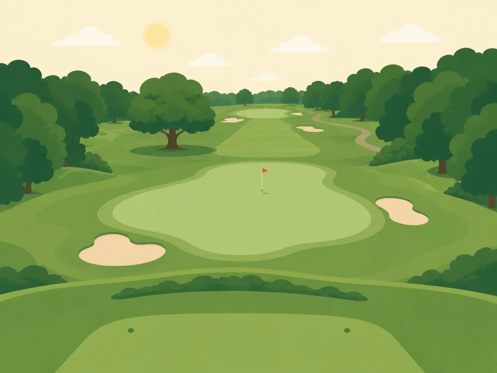 Illustration of The Meadows at Middlesex Golf Course