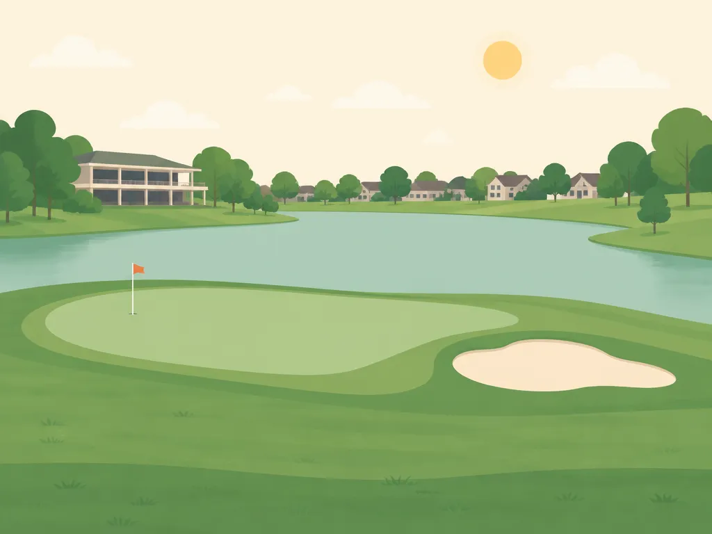 Illustration of Meadowood Golf Course