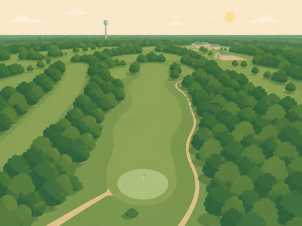 Illustration of Sunrise Falls Golf Course