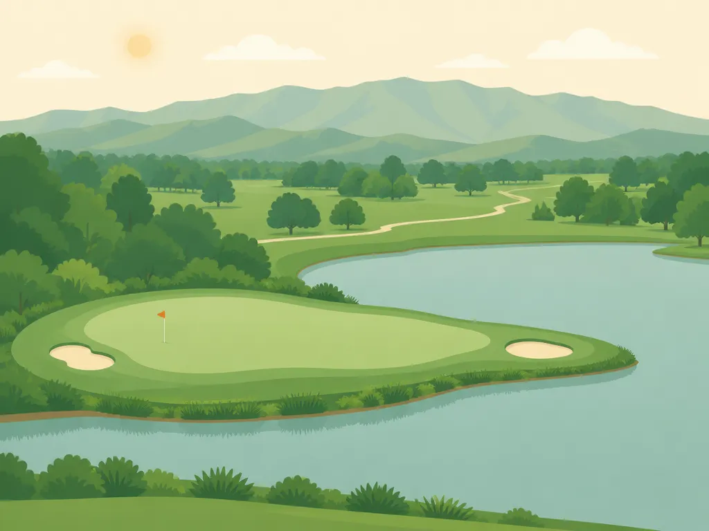 Illustration of Oak Creek Golf Club