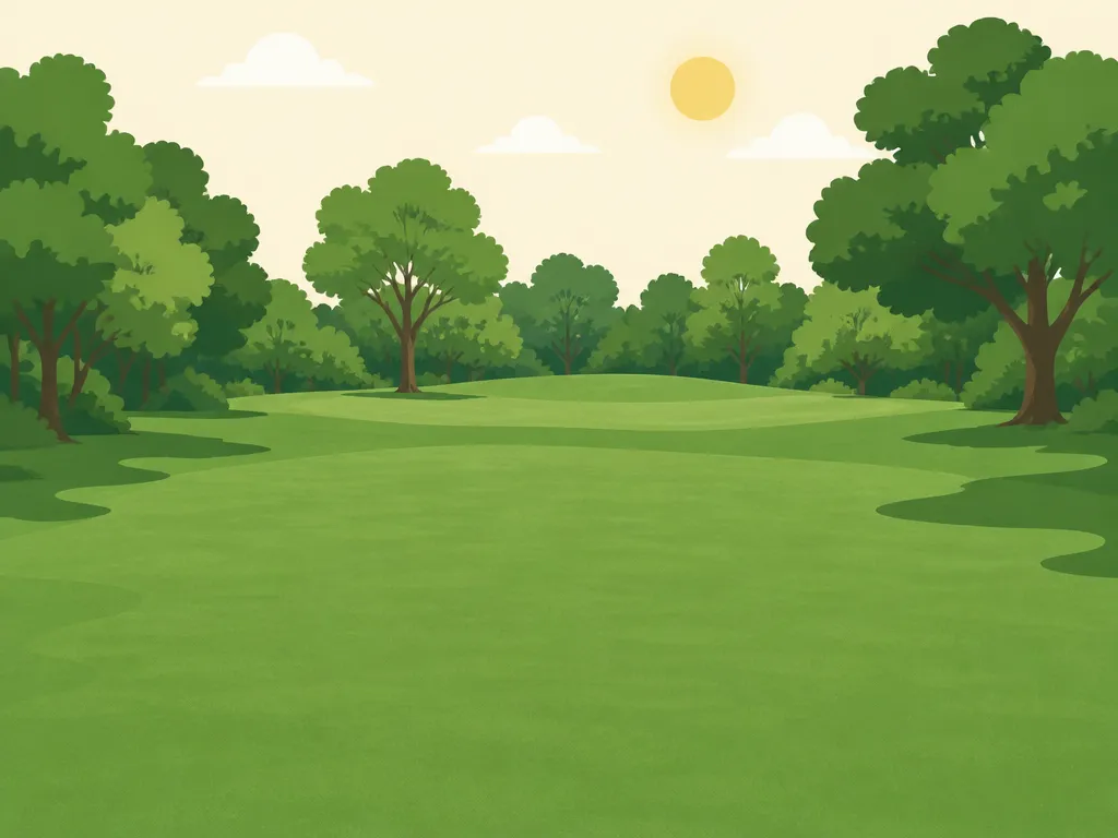 Illustration of China Lake Golf Course