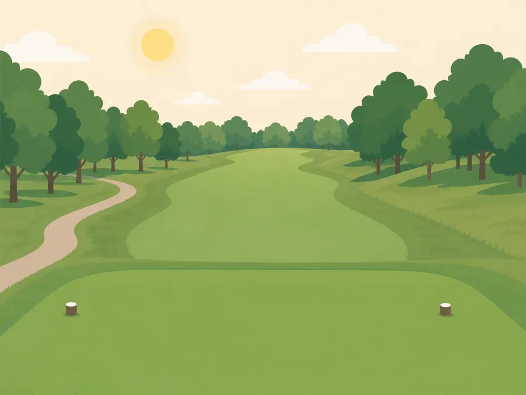 Illustration of Twin Pines Golf Course