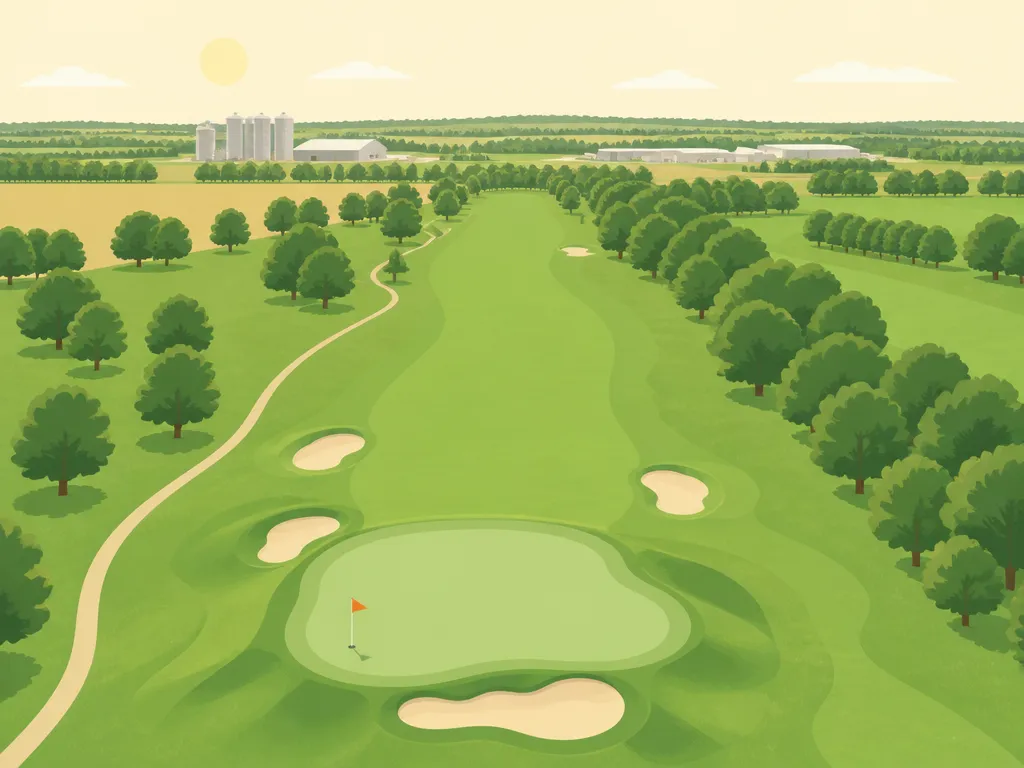 Illustration of Cowra Golf Club