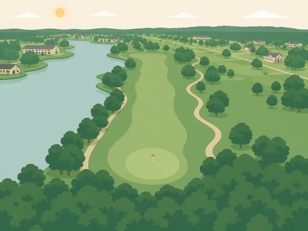 Illustration of Marks Par Three Golf Course