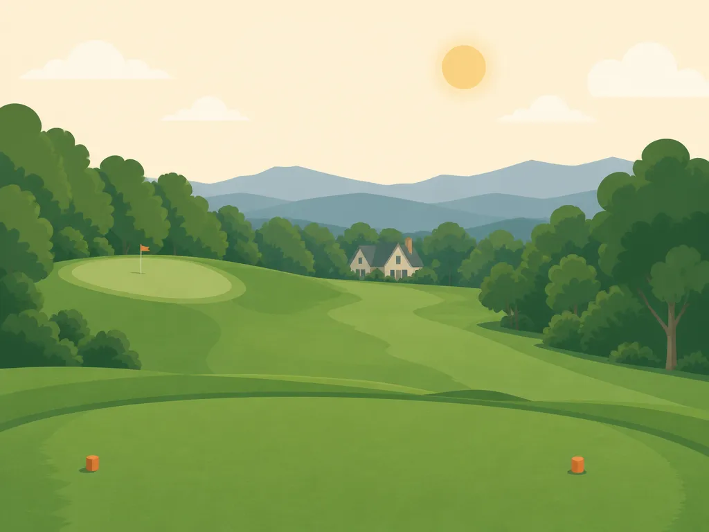Illustration of Sunset Golf Course
