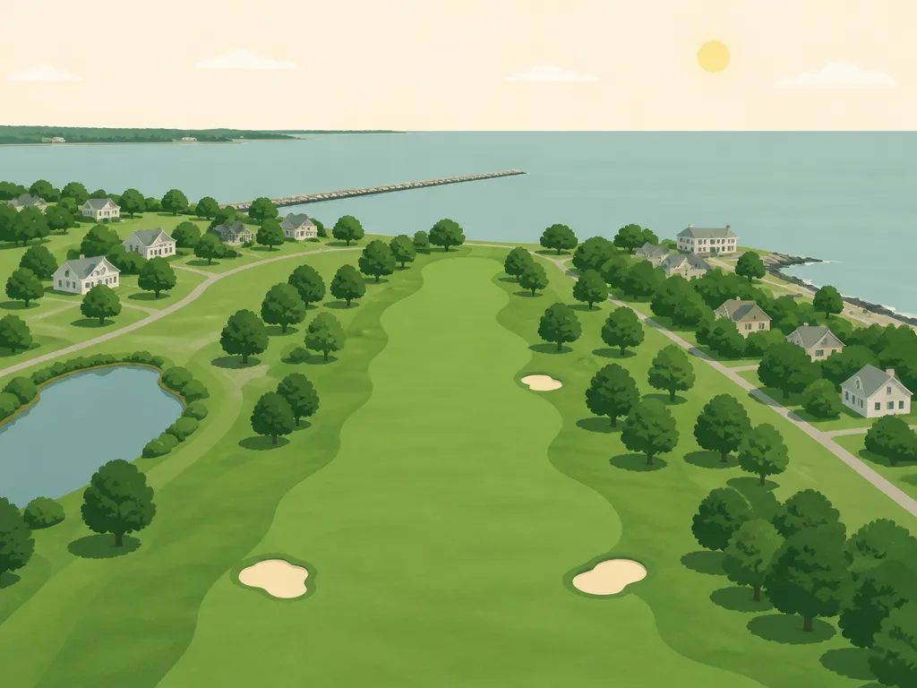 Illustration of Fenwick Golf Course