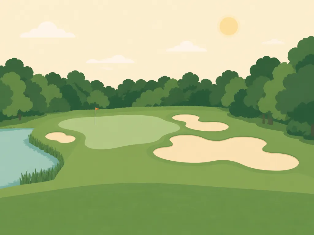 Illustration of Harry L Jones Sr Golf Course