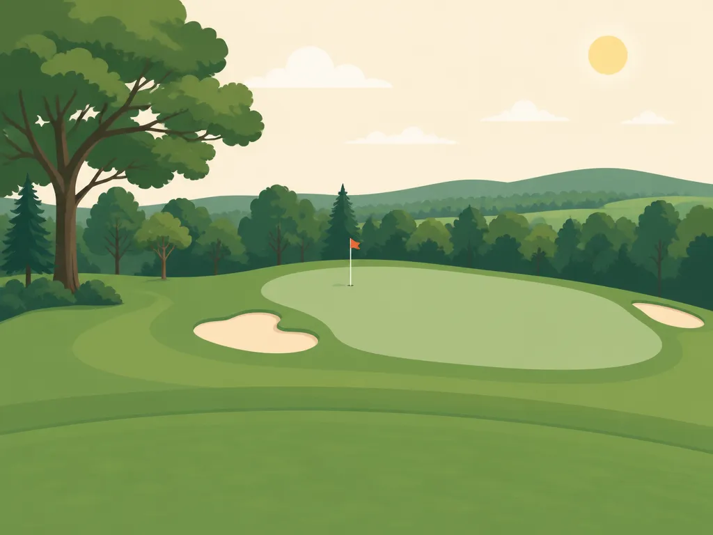Illustration of Bangor Municipal Golf Course