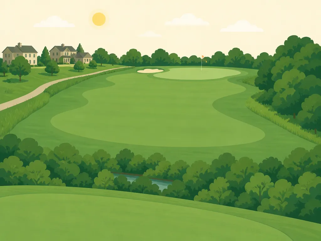 Illustration of NuMark Golf Course (Red)