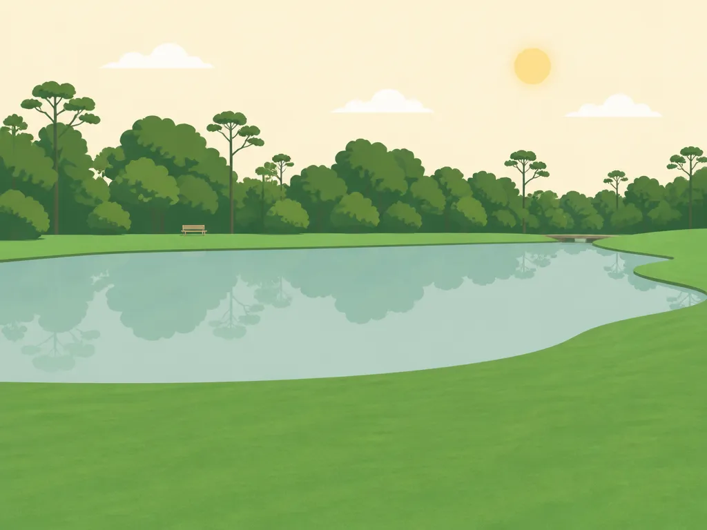 Illustration of Blue Heron Pines Golf Course