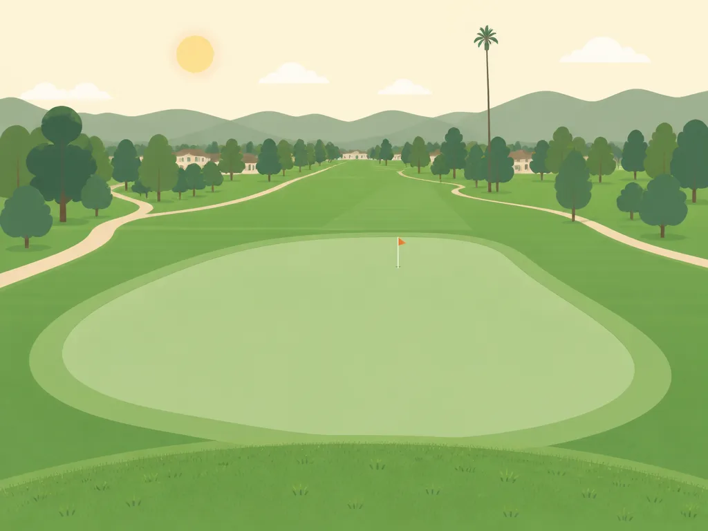 Illustration of Camarillo Springs Golf Course