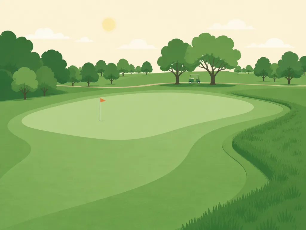 Illustration of Pine Hill Golf Course
