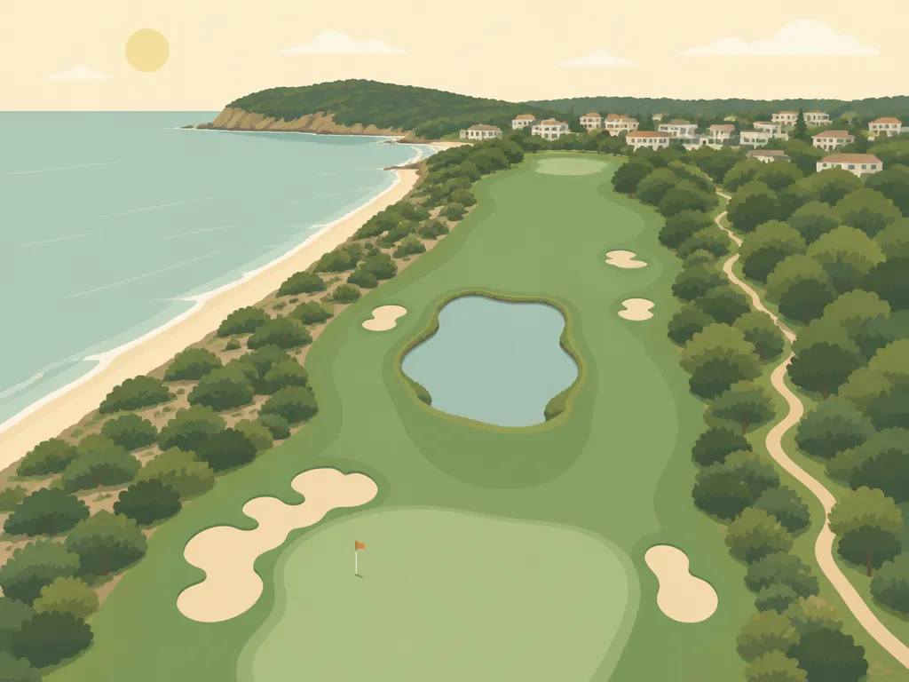 Illustration of Shelly Beach Golf Club