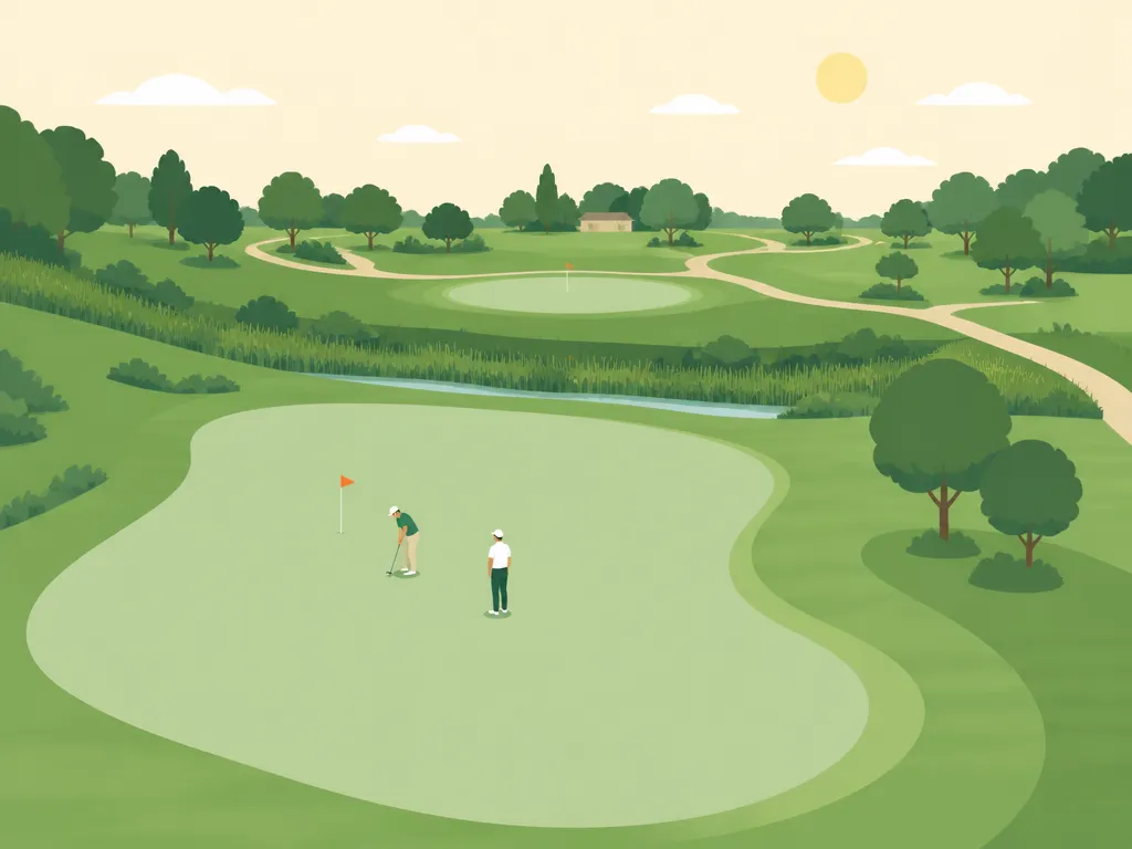 Illustration of Golfpark Trages