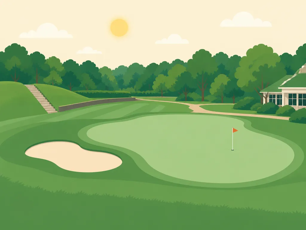 Illustration of Silver Spring Country Club