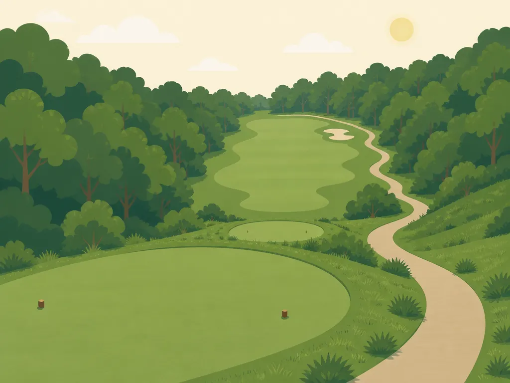 Illustration of Spring Creek Golf Course