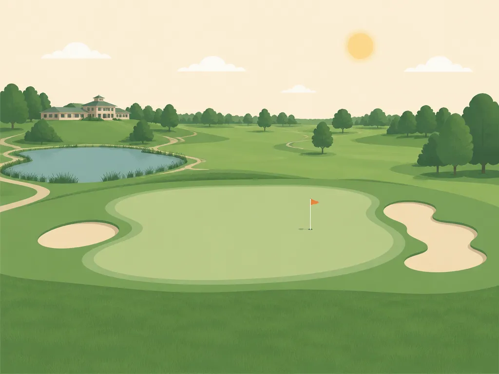 Illustration of South Ajax Golf Club (Lake Breeze)