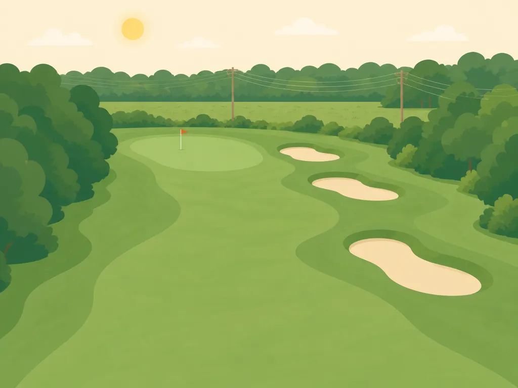 Illustration of Ruggles Ferry Golf Club