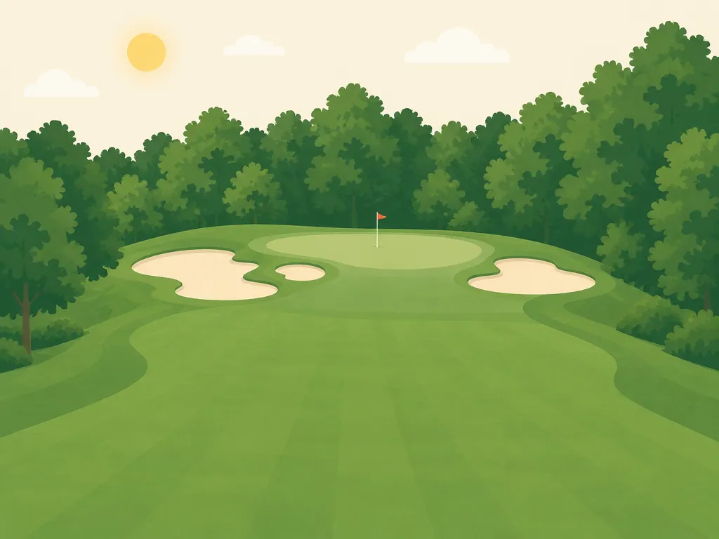 Illustration of Garrisons Lake Golf Club