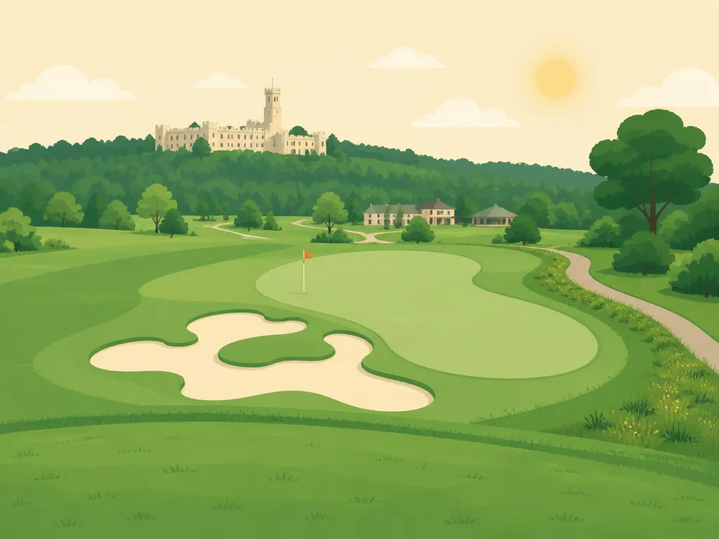 Illustration of Golf Klub Hluboká nad Vltavou (18h)