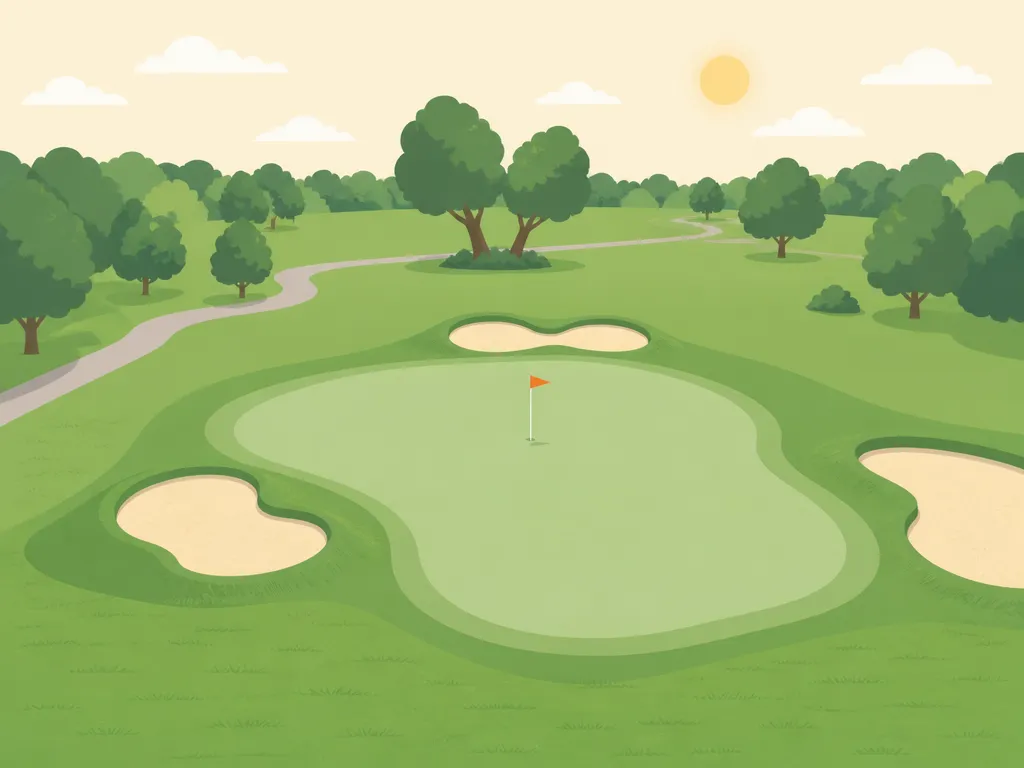 Illustration of Fountain Green Golf Course