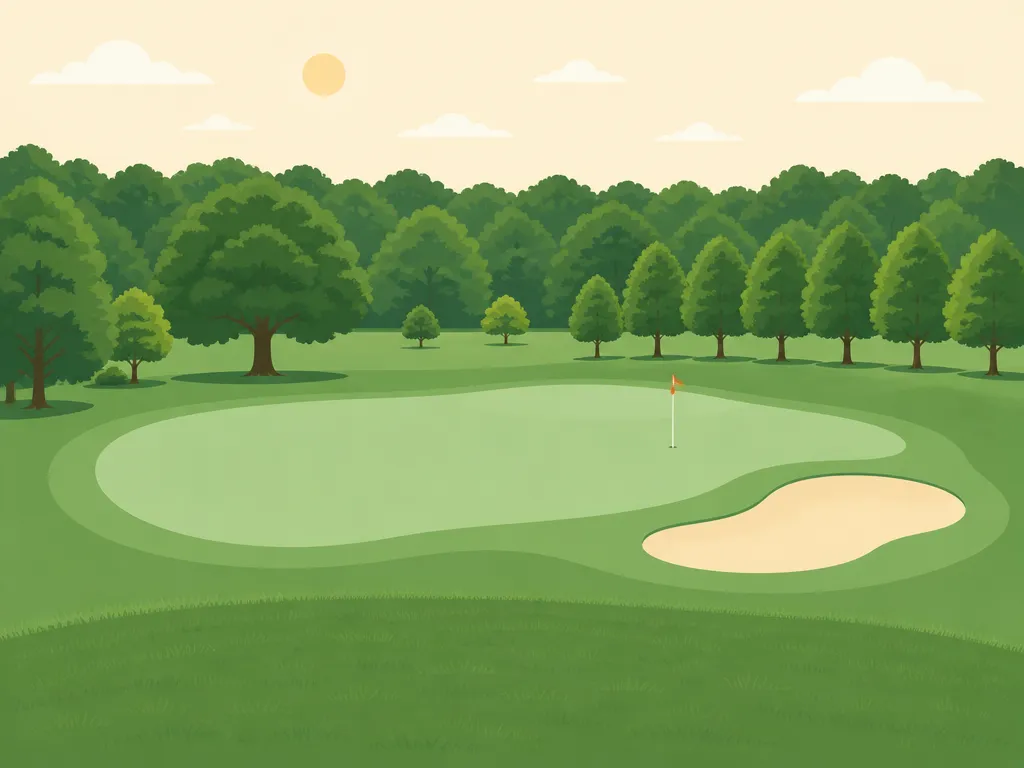 Illustration of Pitman Golf Course