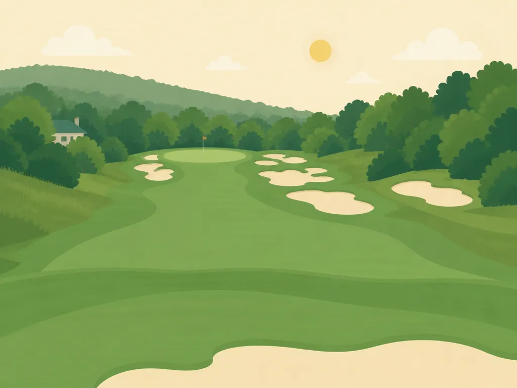 Illustration of Baltusrol Golf Club (Upper)