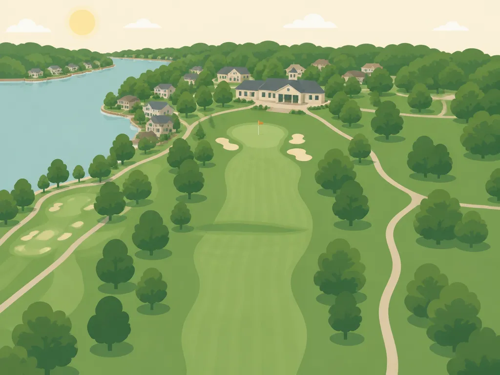 Illustration of Cary Country Club