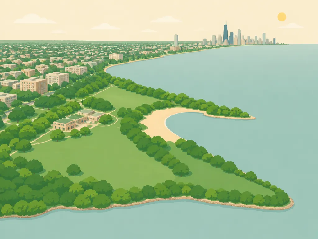 Illustration of Chicago Park District - South Shore Golf Course