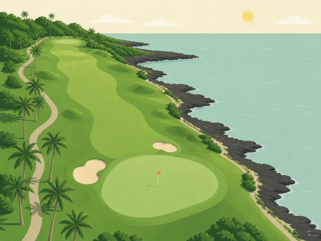 Illustration of Kona Country Club (Ocean)