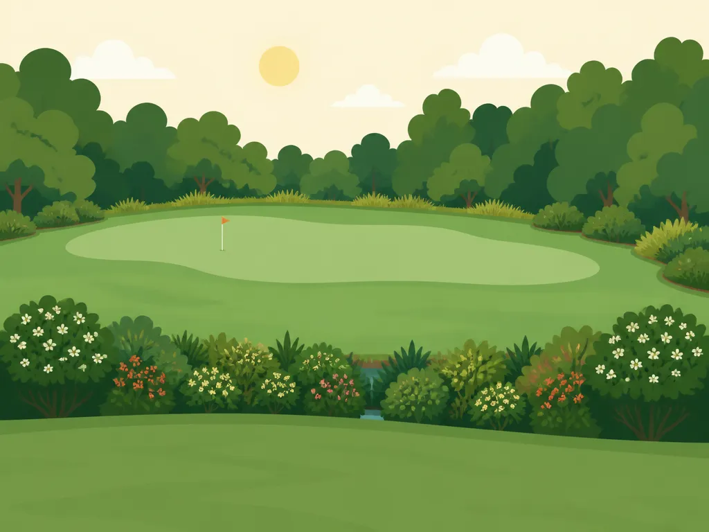 Illustration of Hunter Golf Course