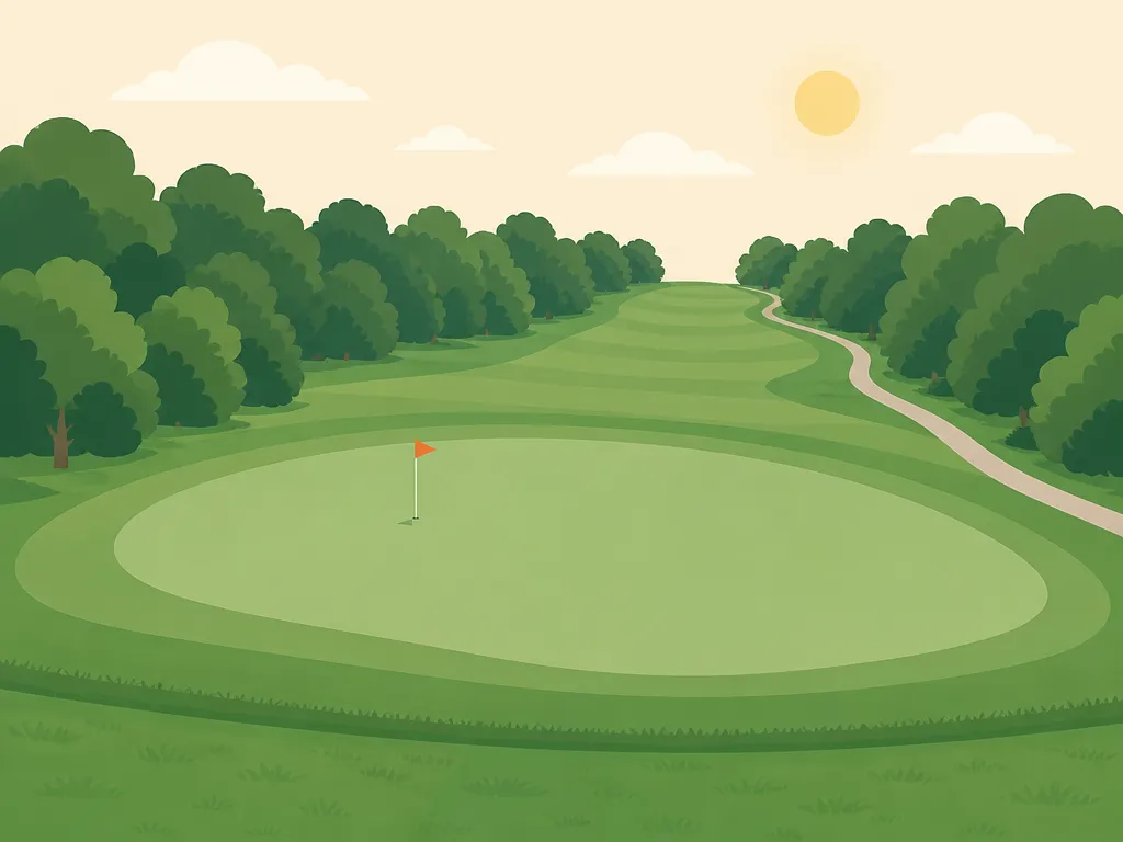 Illustration of Swope Memorial Golf Course