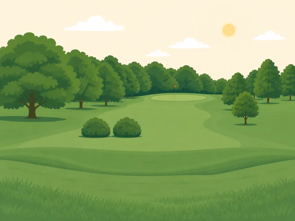 Illustration of Fore Way Golf Course