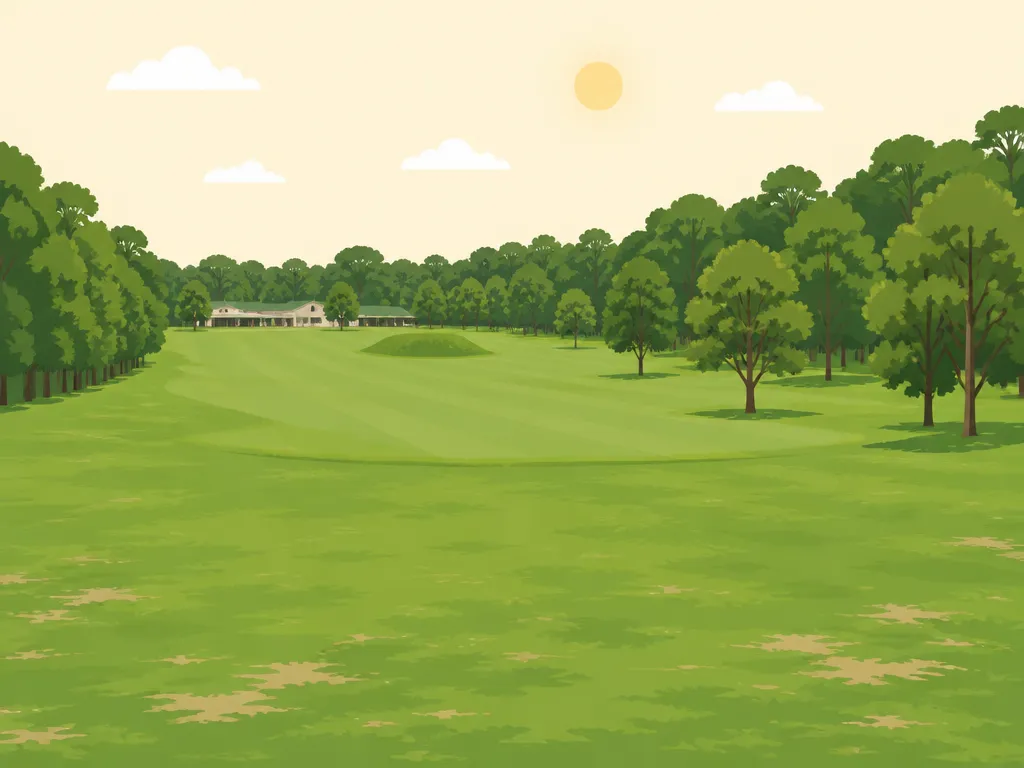 Illustration of Mount Morgan Golf Course
