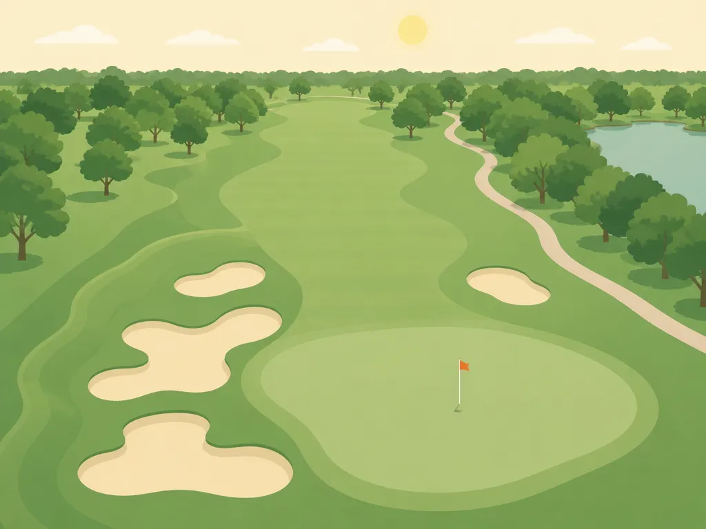 Illustration of River Terrace Golf Course