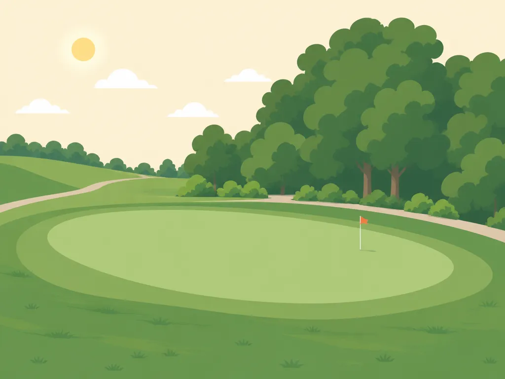 Illustration of Delhi Golf & Country Club