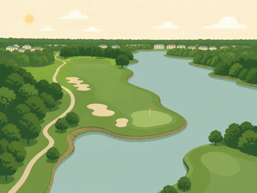 Illustration of Kelly Plantation Golf Club