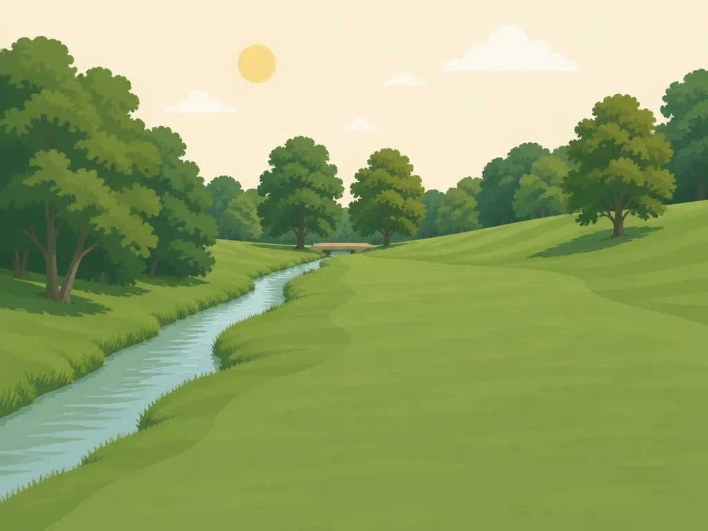 Illustration of Ozark Ridge Golf Course