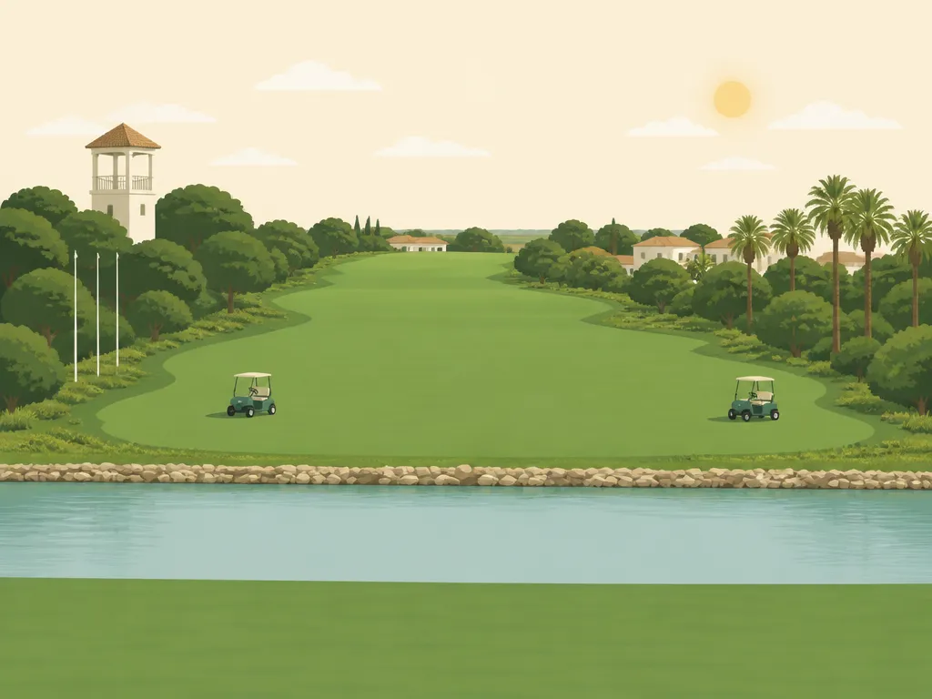Illustration of Club de Campo y Golf La Luna de Doñana