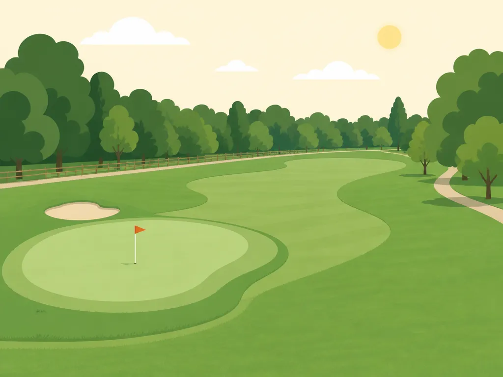 Illustration of Royal Waterloo Golf Club (Bois-Heros)