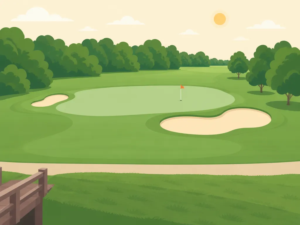 Illustration of Raymond Memorial Golf Course