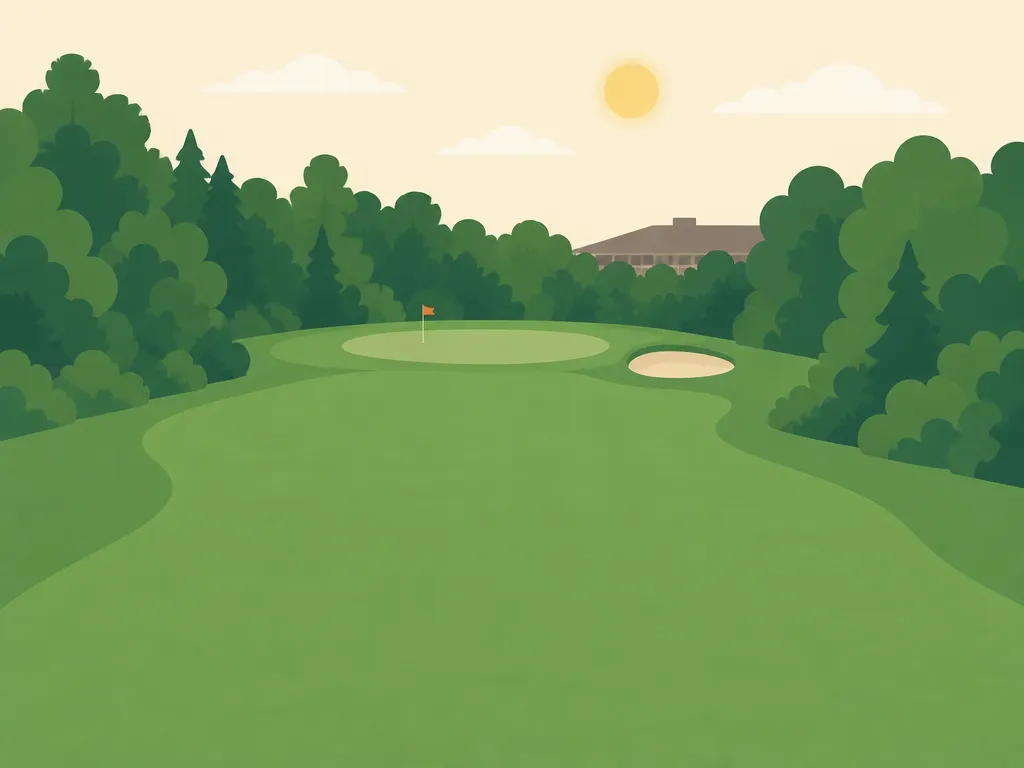 Illustration of Pine Hills Golf Course