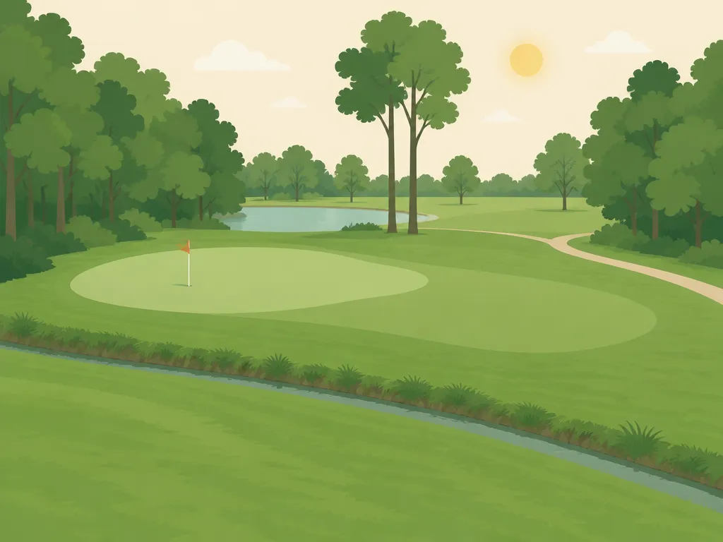 Illustration of Dye's Walk Country Club