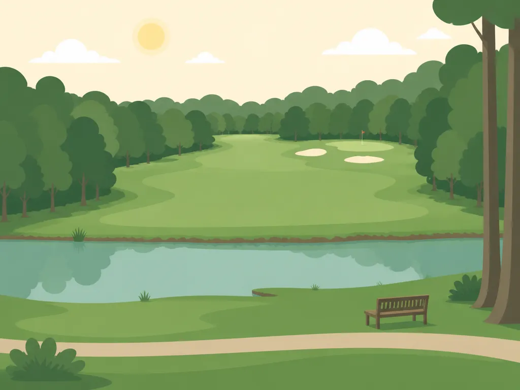 Illustration of Twin Lakes Golf Course