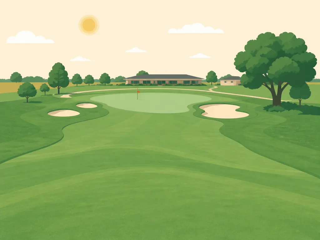Illustration of Hollydot Golf Course