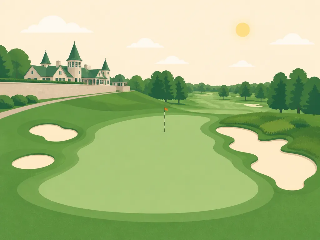 Illustration of Trump National Golf Club Westchester