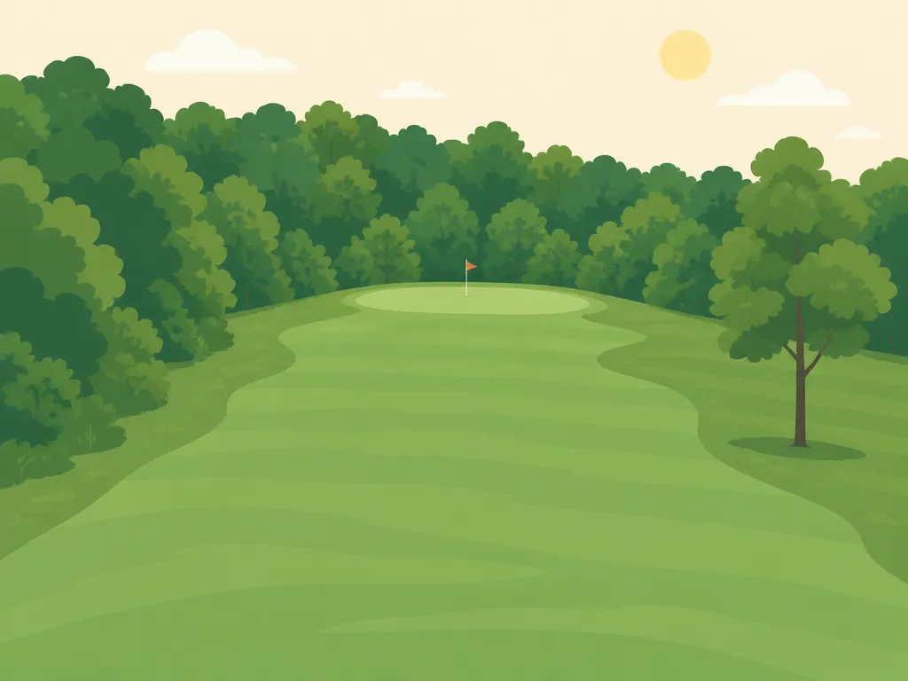 Illustration of Woodland Golf Course - Cincinnati