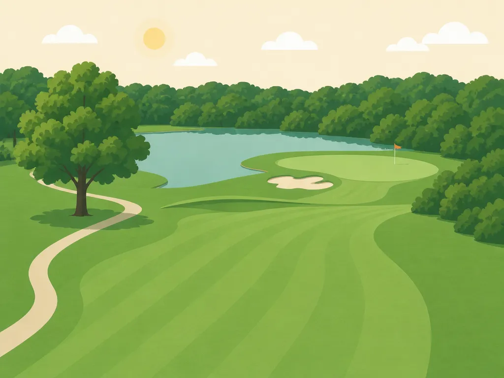 Illustration of Deer Run Golf Course